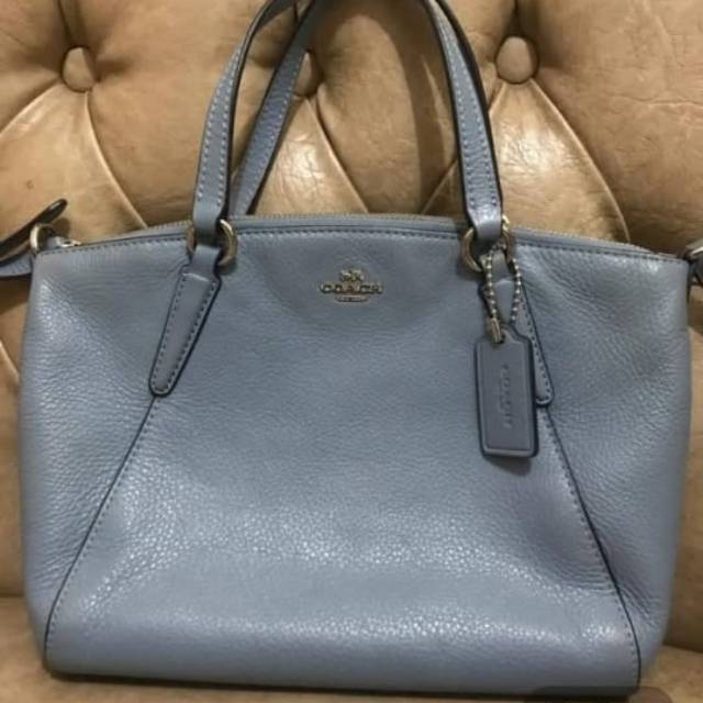 preloved coach kelsey pool blue