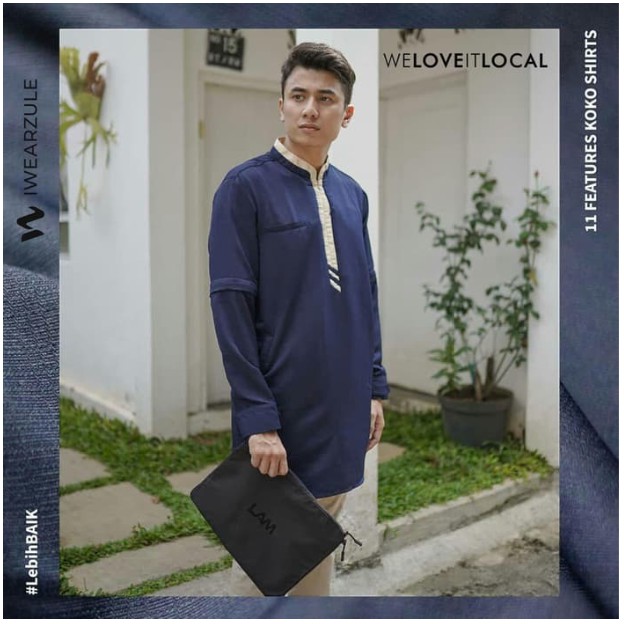 Baju Koko Lam IWEARZULE original size L