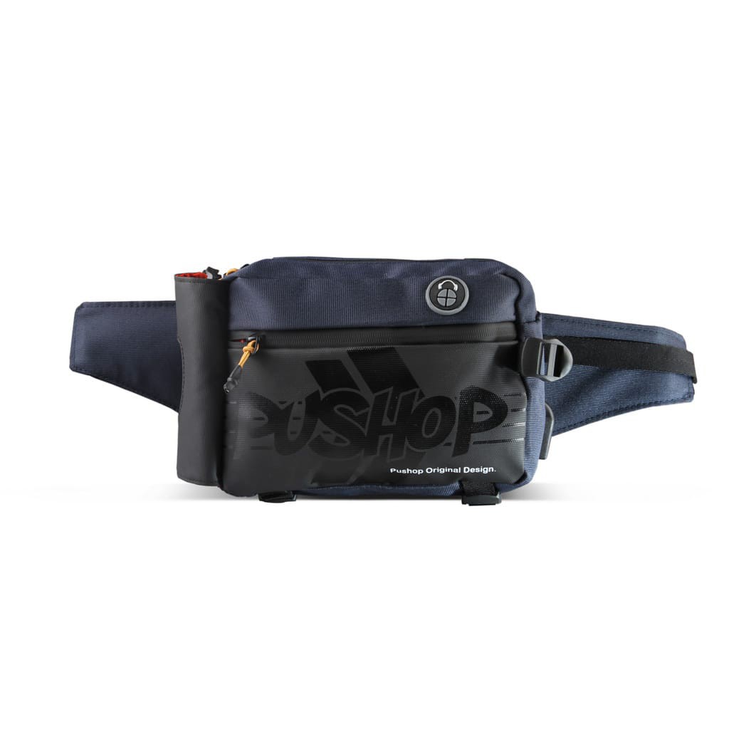 Tas Selempang Waistbag USB  Premium Pushop RUSHER