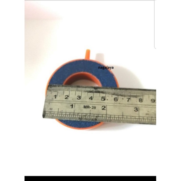 Batu aerator aquarium airstone ring airstone donut circle airstone 6cm
