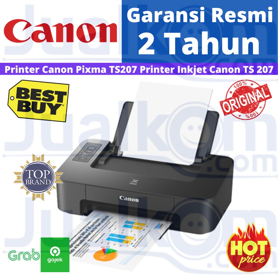 Canon Pixma Printer TS207 TS 207  Print Only Resmi