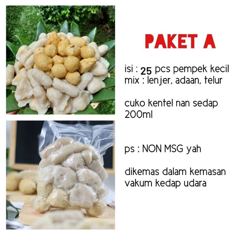 

PEMPEK ASLI PALEMBANG | MIX ISI 25 PCS