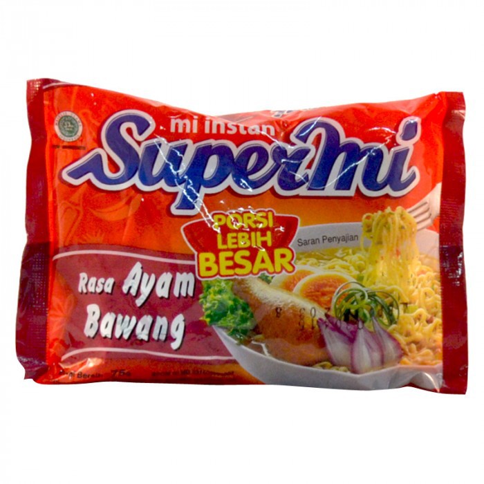 

SUPERMIE AYAM BAWANG 75GR