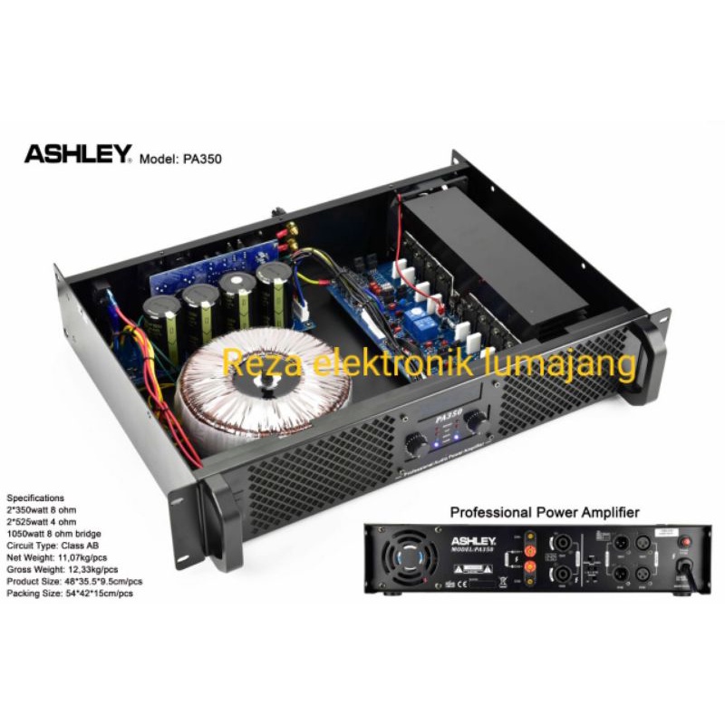 power amplifier Ashley PA 350