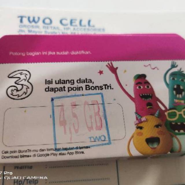 VCR/VOUCHER TRI 4,5GB VBM1 LOKAL BANTEN