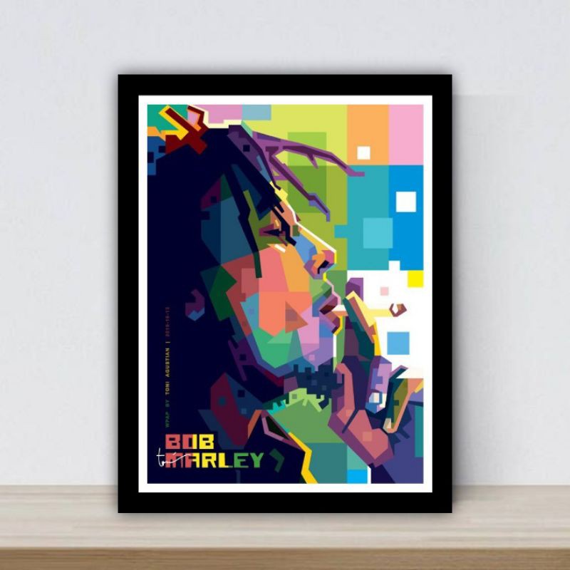 poster dinding Bob marley.