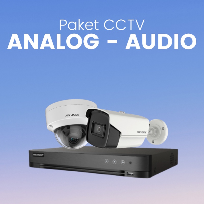 PAKET CCTV 16 CAMERA 5MP AUDIO HIKVISION - CCTV DVR ONLY