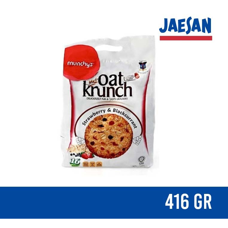 

Oat Krunch Strawberry & Blackcurrant Munchys 416 gr Munchys