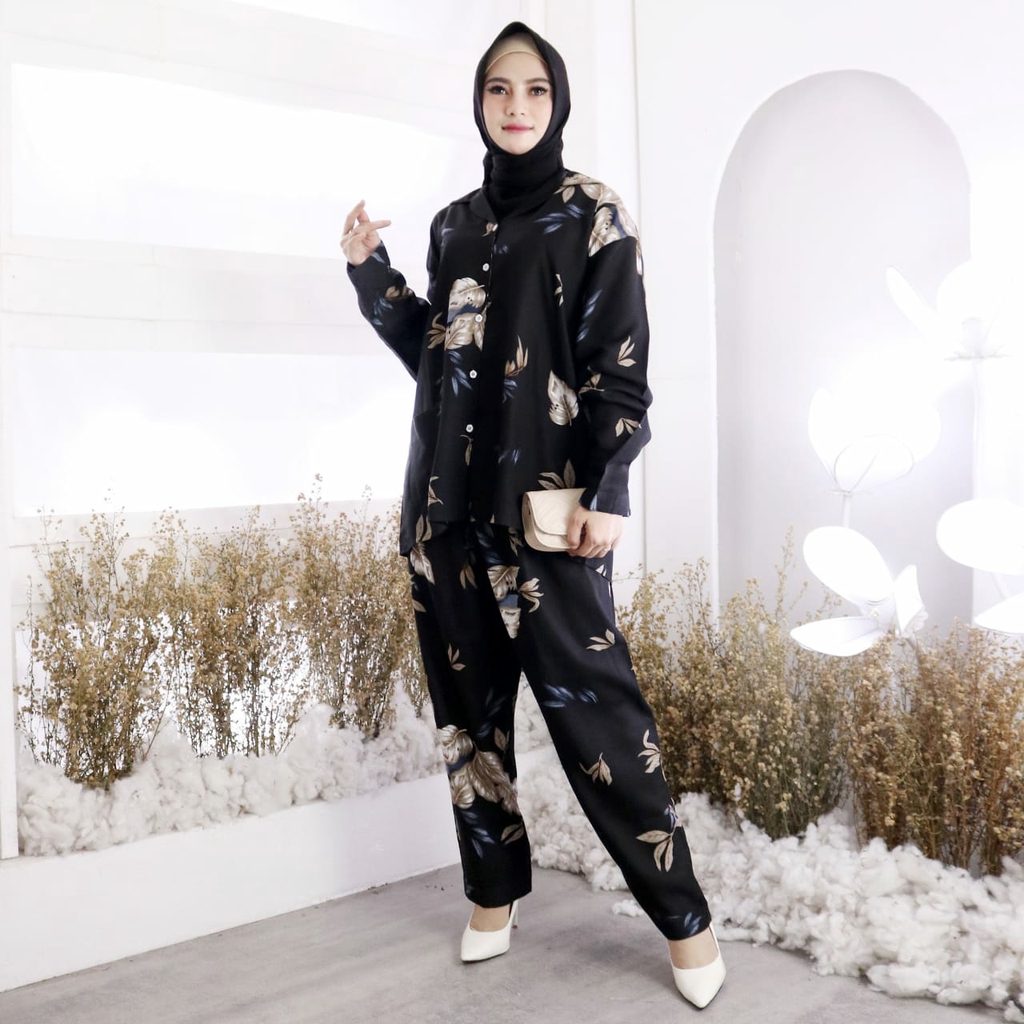 Set Piyama Tie Dye CP HP PP Selvia  merya della Size XL &amp; XXL Bahan Rayon Motif Tie Dye