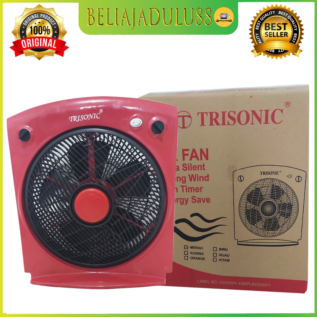 Beliajadulu88 Box fan kipas angin 12 inch trisonik 1208