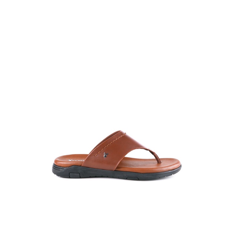 SANDAL JEPIT KULIT PLAYBOY PRIA ORIGINAL CASUAL ASLI MERAH MAROON PL10