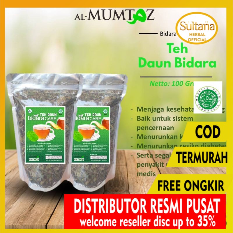 

[ORI RESMI] TEH DAUN BIDARA 100 gr AlMumtaz Terapi Ruqyah Jin Sihir