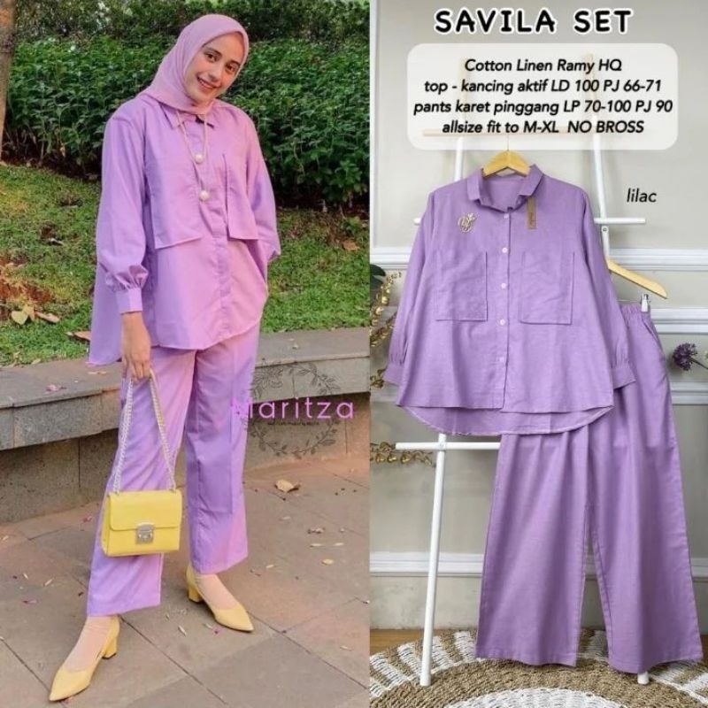 SAVILA SET.SETELAN TUNIK WANITA