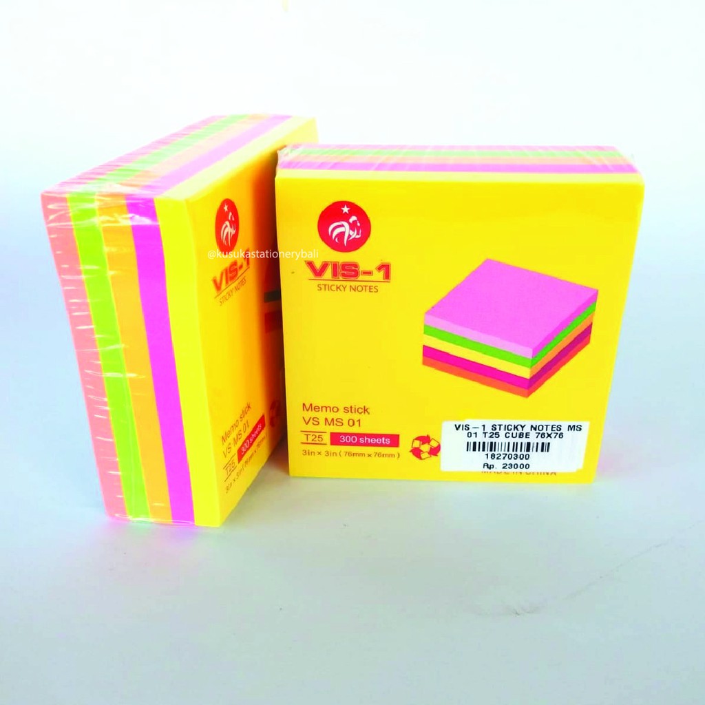 

VS MS 01 Rainbow CUBE T25 Sticky Note