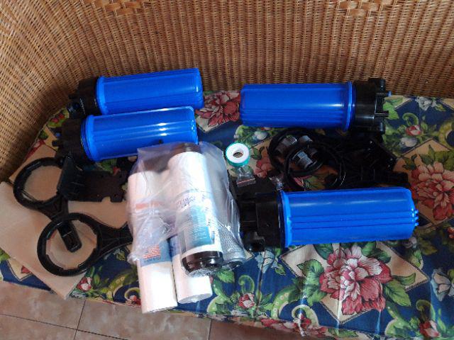 Filter Air Ledeng/pdam Plus 4 Housing Blue-saringan Air Siap Pakai - Watertech-watertech-gac-garuda