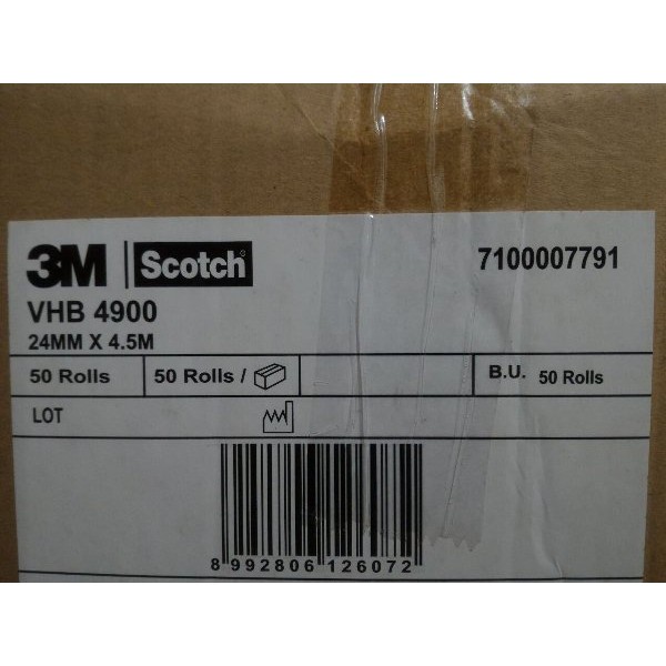 

Double Tape 3M VHB 24mm ORIGINAL