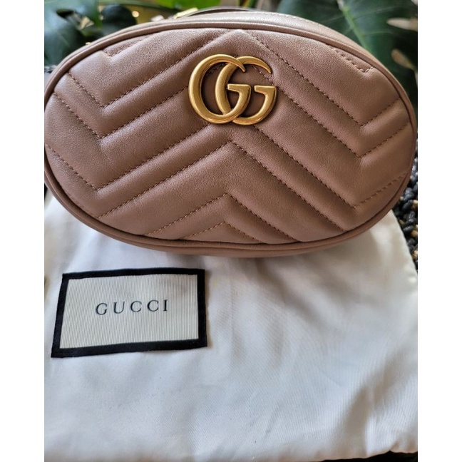 Gucci marmont belt bag authentic (preloved)