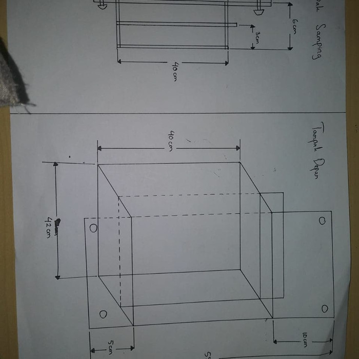 

Akrilik bok kotak papan file custom Keren