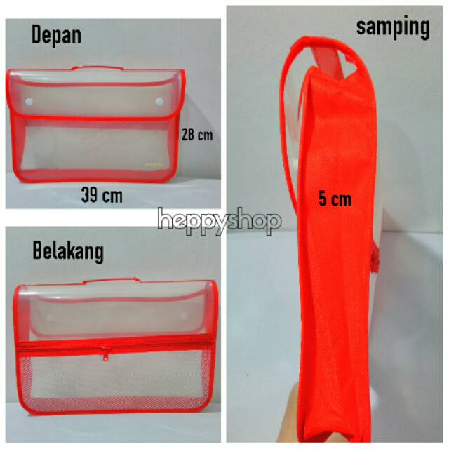 

Map Zipper Kancing, Map Tenteng Kancing