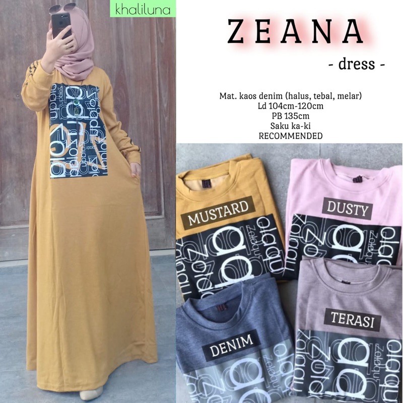 ZEANA DRESS ORIGINAL BY KHALILUNA
