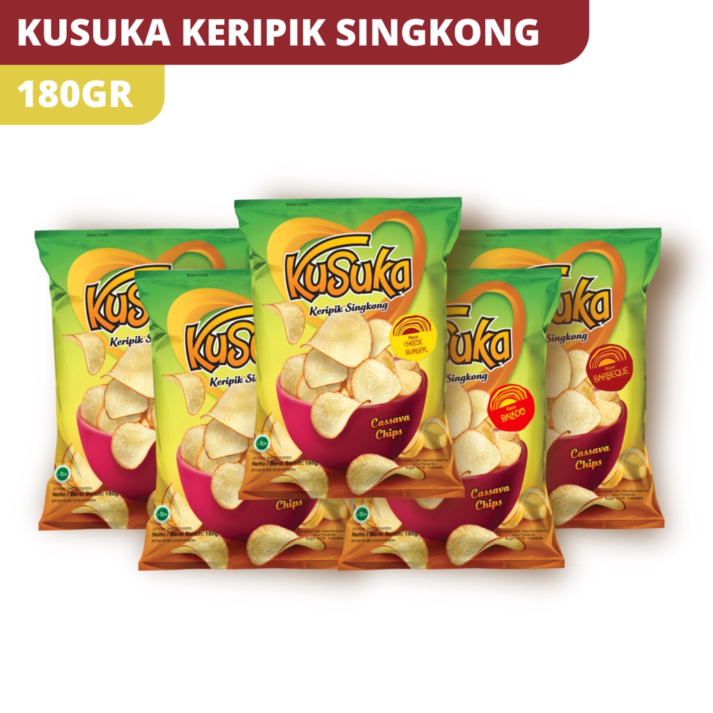 

KUSUKA KERIPIK SINGKONG 180GR