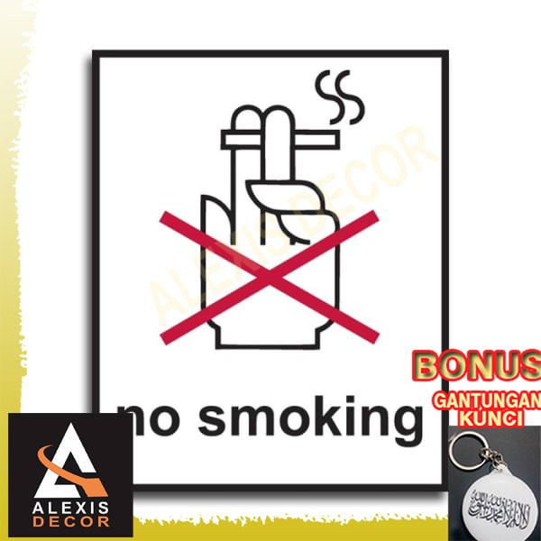 

Promo papan tanda dilarang merokok no smoking area sign system Keren