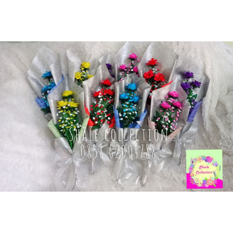 

Buket bunga wisuda / buket bunga hias / bouquet bunga akrilik / kado unik