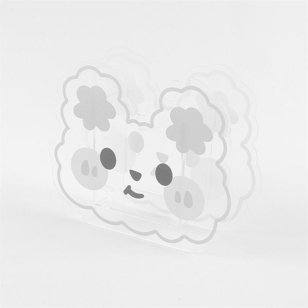 Mxbeauty Tempat Pulpen Akrilik Perlengkapan Kantor Office Beruang Bunny Transparan Kartun Alat Tulis Kosmetik Kotak Penyimpanan