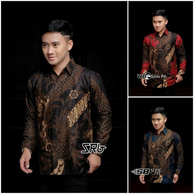 Promo Kemeja Batik Pria Lengan Panjang Bswart Batik Hrb026 Kenango Hem Panjang Padi kNq3DoVub0b7KQw