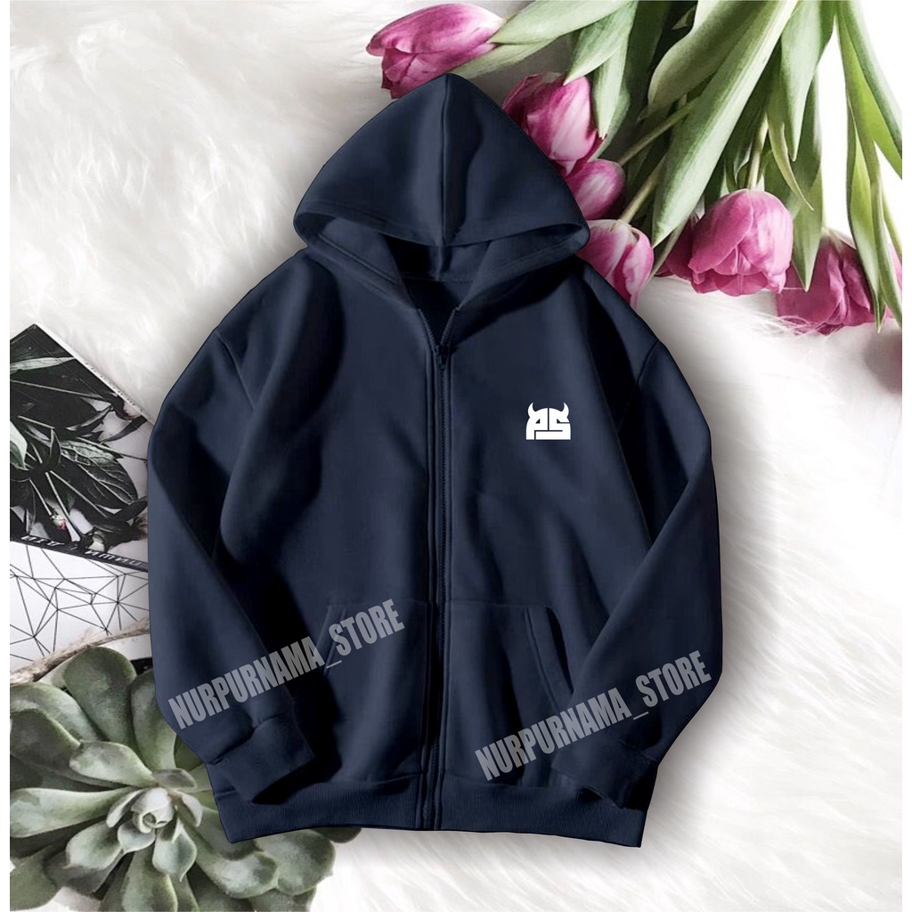 Sweater Hoodie Zipper Resleting Pria Wanita Hitam Fleece Tebal Premium Quality Distro PROSHOP