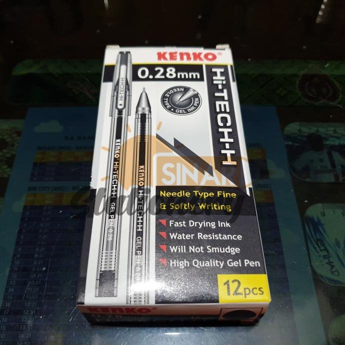 

TERMURAH Pulpen hitech kenko 0.28 hitam 1pak isi 12pc/PULPEN GEL/PULPEN LUCU/PULPEN 1 PACK/PENSIL WARNA/PENSIL 2B/PENGHAPUS JOYKO/PENGHAPUS LUCU/RAUTAN PENSIL PUTAR/RAUTAN ELEKTRIK/SPIDOL WARNA/SPIDOL PERMANEN/SPIDOL WHITEBOARD/CORRECTION TAPE