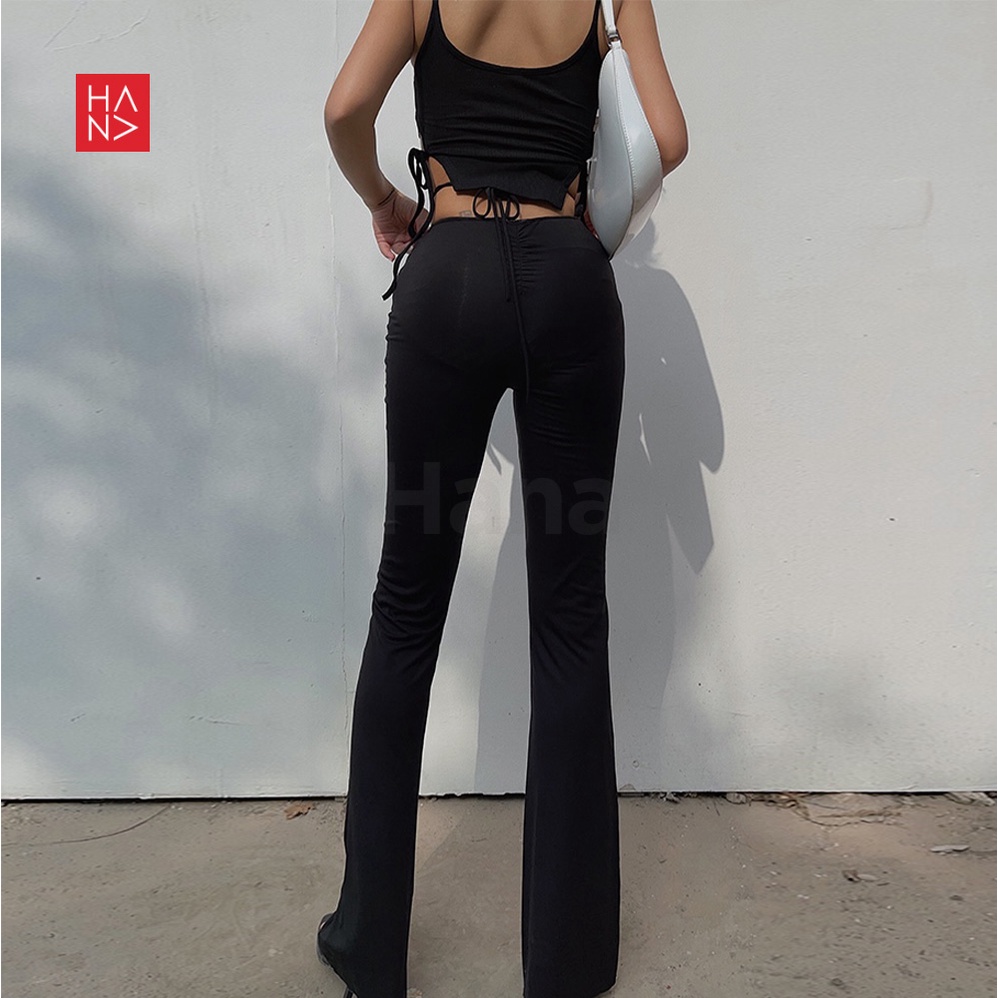 HanaFashion JKT - Paris Celana Panjang Wanita Long Pants with Rope - LP124