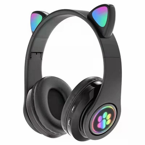 Headphone Wireless BK-58M / Headset Bluetooth Bando Ear Cat LED BK-58M