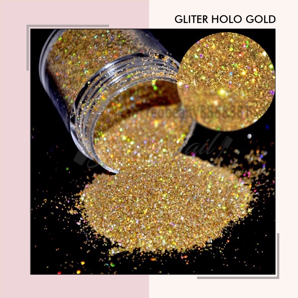 5 grams glitter hologram silver gliter holo silver gold rainbow colors effect