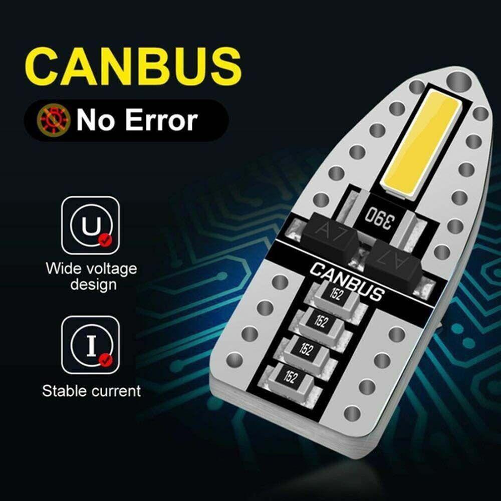 Lanfy Lampu LED Canbus T10 7020 SMD Lampu Interior Mobil Xenon Putih Lampu Sinyal 6000K Lampu Baca