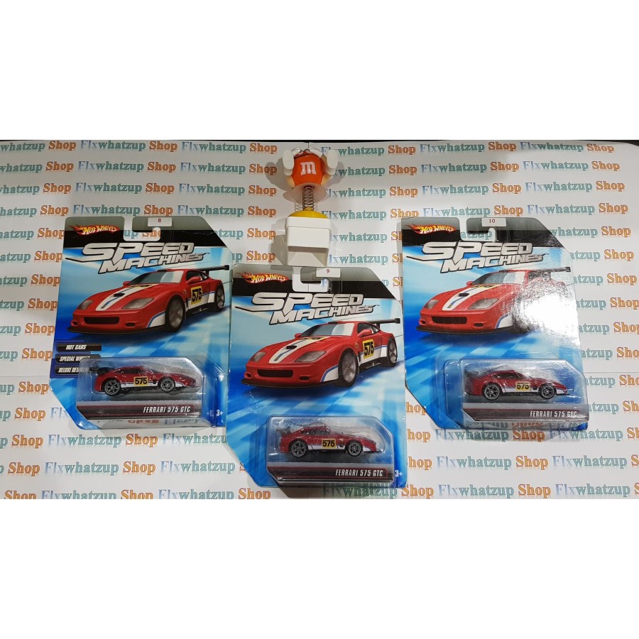 Hot Wheels Ferrari 575 GTC (Speed Machines) - RED