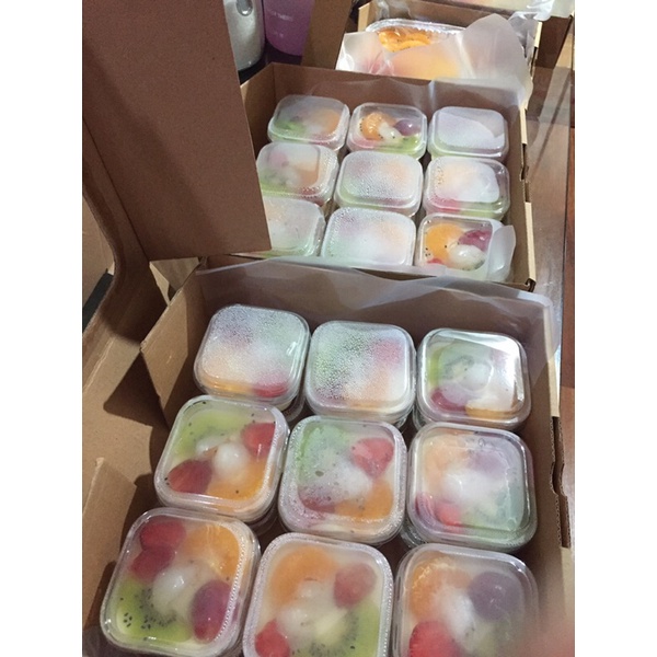 

Puding Cup Topping Buah 120 ml min.order 9 cups