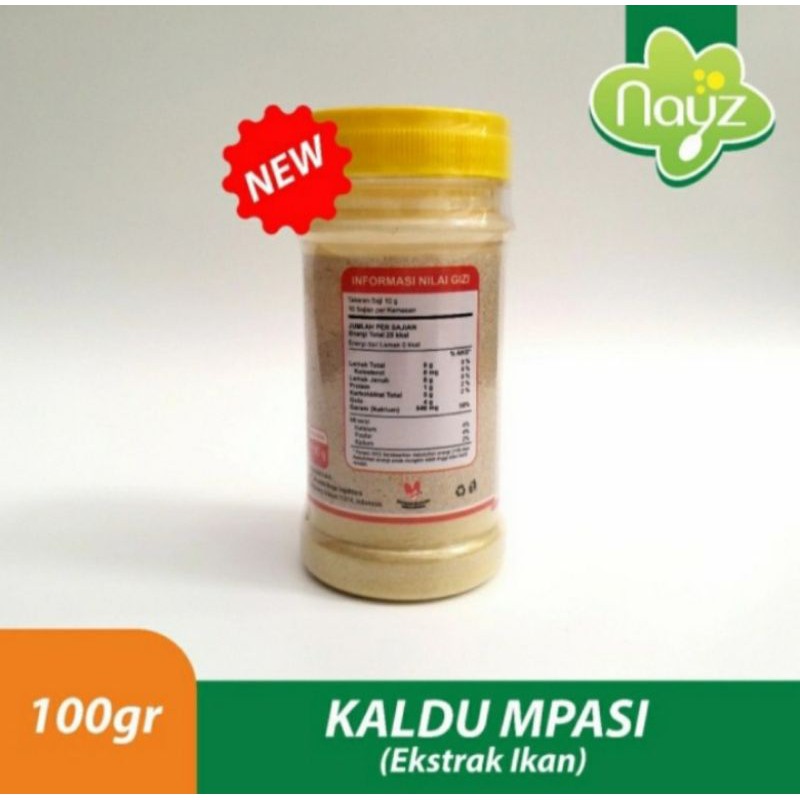 NAYZ Kaldu Organik Sehat Ekstrak Ikan Non MSG 100gr Kaldu Bayi