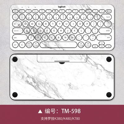 Logitech Stiker film Pelindung keyboard k380 k480 full cover Anti Air DIY Untuk k380 k580