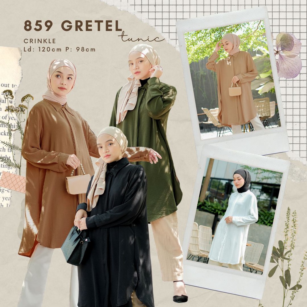 GRETEL JUMBO TUNIC / TUNIK / ATASAN / KEMEJA