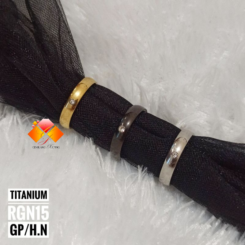 Cincin titanium mata satu RGN15/RGN16