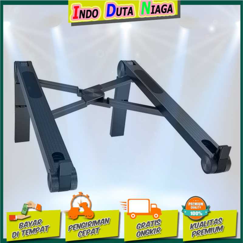 IDN TECH - COOLCOLD Laptop Stand Aluminium Foldable Adjustable - T6L