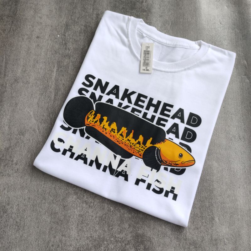 Kaos chana snakehead / kaos ikan cana / kaos hobi chana