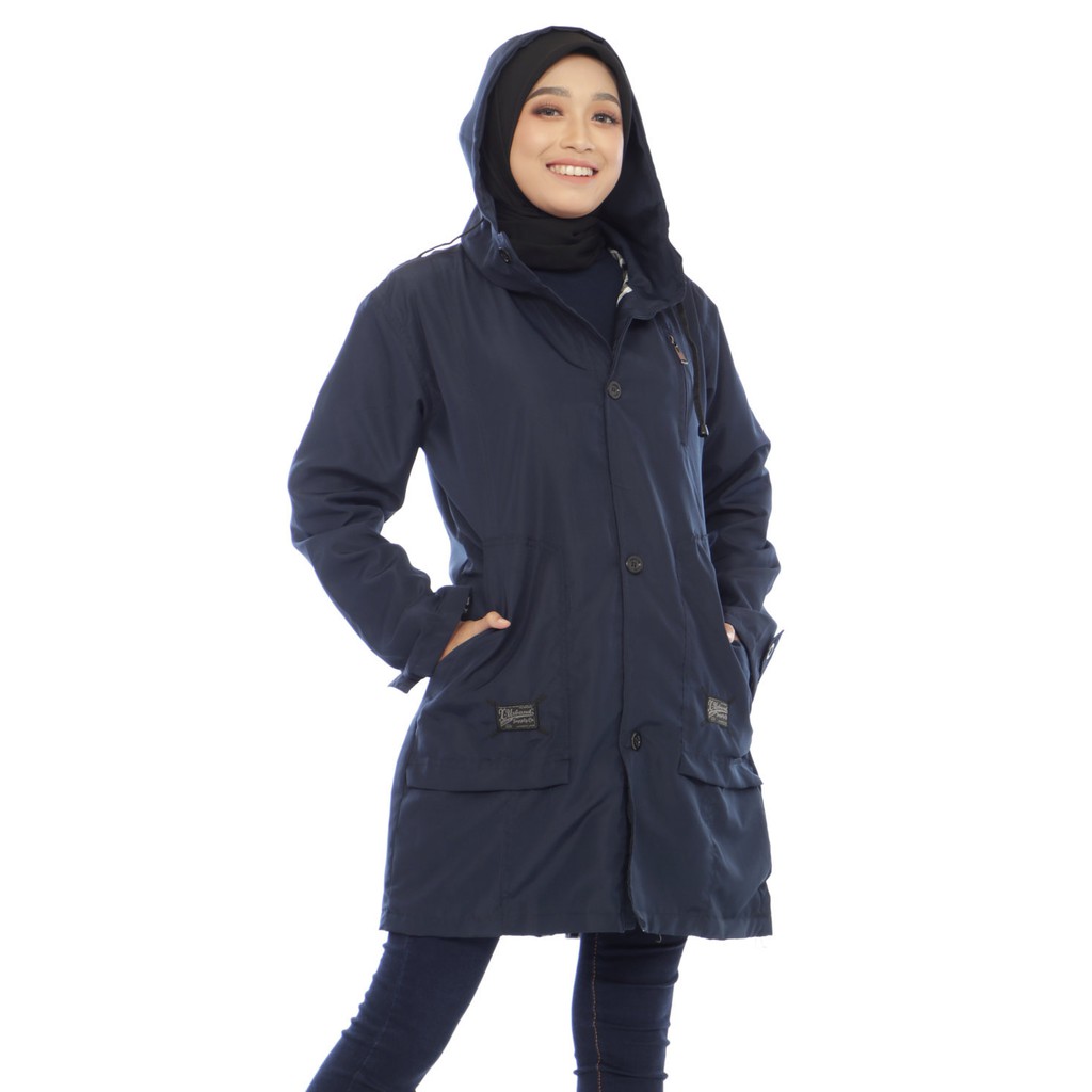 X-Urband Jacket Parka Wanita / Jaket LouwiMuslimah Hijaber hoodie Syari 106