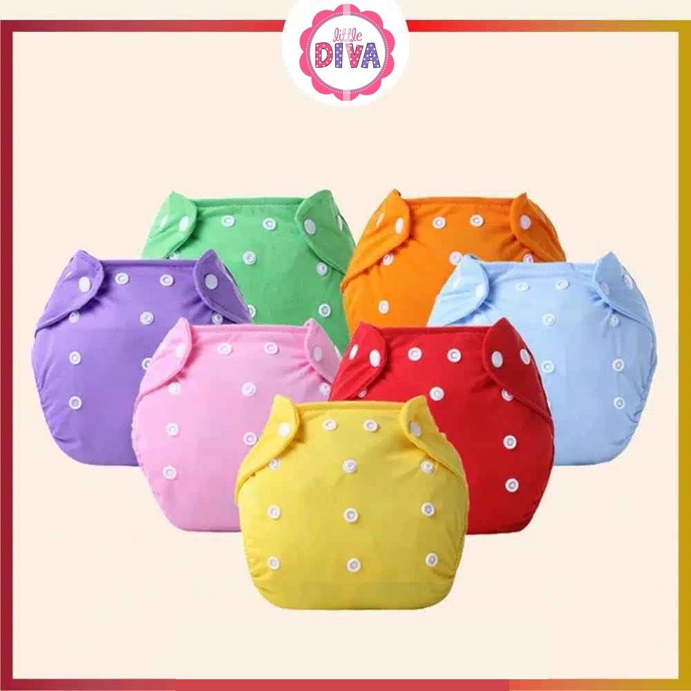 CLODI + INSERT Popok Bayi bahan Kain Kancing Cloth Diaper bisa dicuci pengganti diapers chn