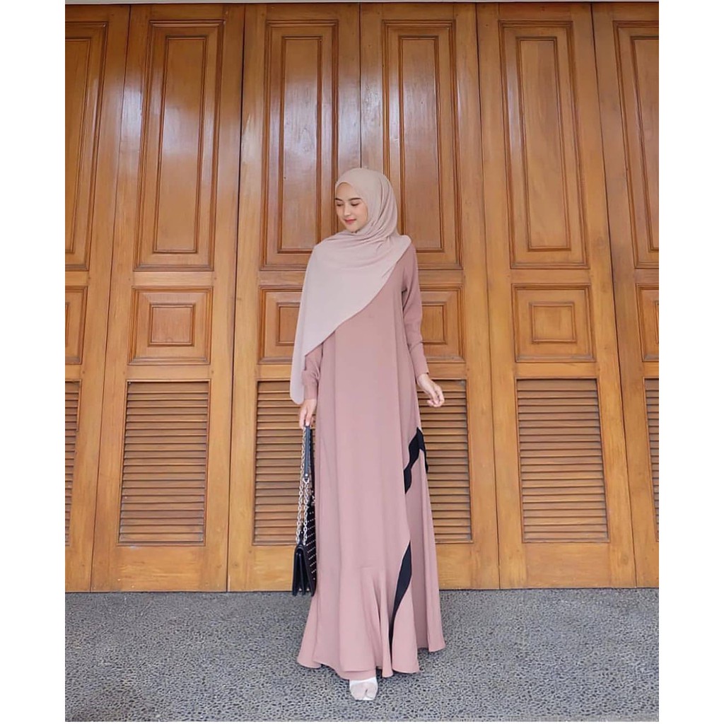 HD:16 [AURORA DRESS ][GAMIS LEBARAN 2023 ELEGANT MODERN]MATT SHAKILA PREMIUM][SENJA DRESS][ GAMIS REMAJA MUSLIM TERBARU TERLARIS HITS][ KEKINIAN] SENJA MAXI DRESS SIZE S/M/L/XL