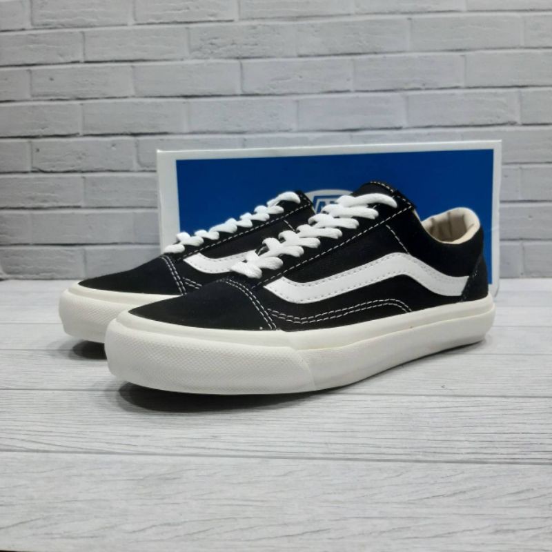 sepatu vans original old skool og black white sepatu casual sepatu laki laki