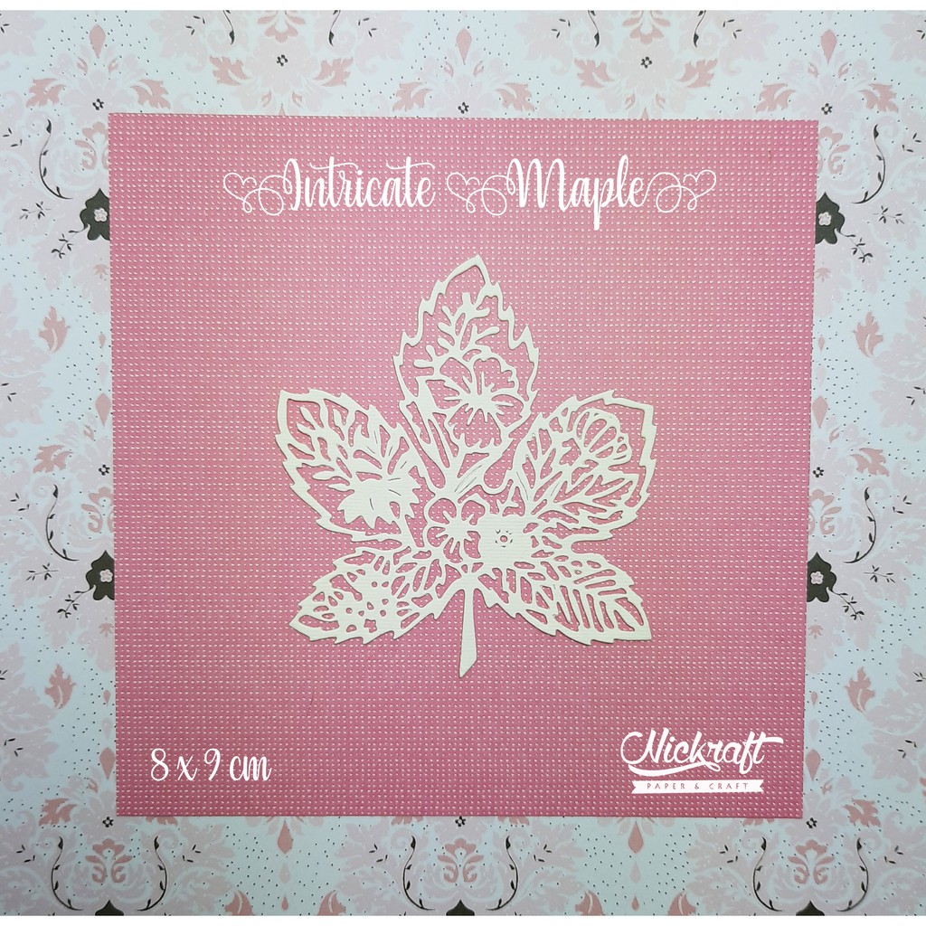 

INTRICATE MAPLE - Bahan Scrapbook Daun Kertas Swirl