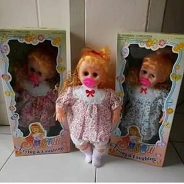 Boneka susan crying & laughing