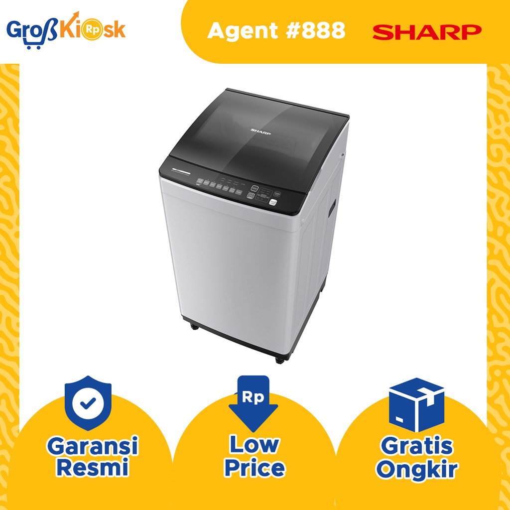 Sharp MESIN CUCI ESM 8000 8 KG 1 TABUNG ESM8000 TOP LOADING